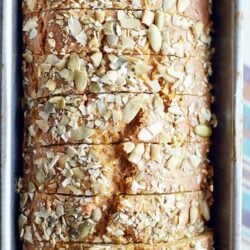 Thick moist slices of pumpkin bread that perfectly mimic everyone's favorite loaf at Starbucks. You'll love this homemade copycat recipe even more than the real thing!