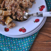 Cinnamon Burst Apple Crisp  #apples #recipe