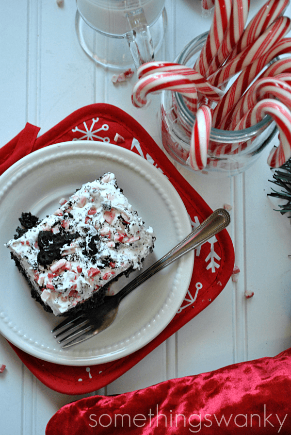 Better Than... Christmas Poke Cake #dessert #cake #christmas