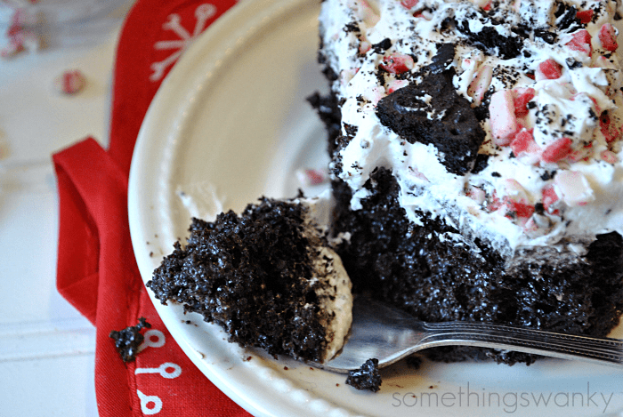 Better Than Christmas... Poke Cake #dessert #cake #christmas