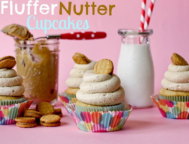 fluffernutter cupcakes