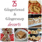 25 Gingerbread Desserts #christmas #dessert #recipes