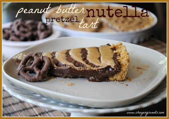 pb nutella tart