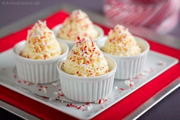 White Chocolate Peppermint Mousse
