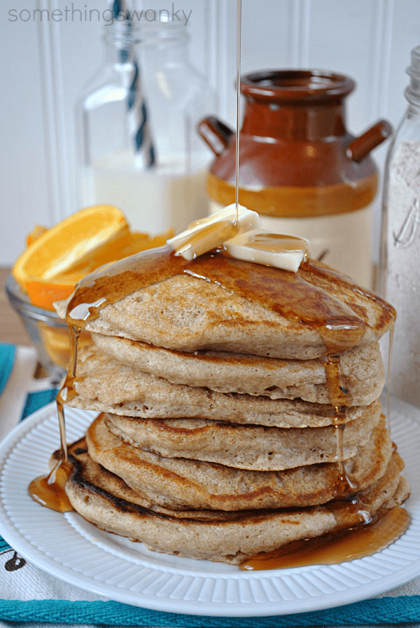 Homemade Pancake Mix for the very FLUFFIEST pancakes ever! All the ease and convenience of a mix, but all the great TASTE of making them from scratch! #pancakes #mix #recipe