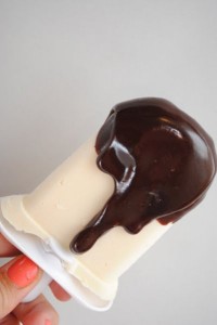 boston cream pie popsicles