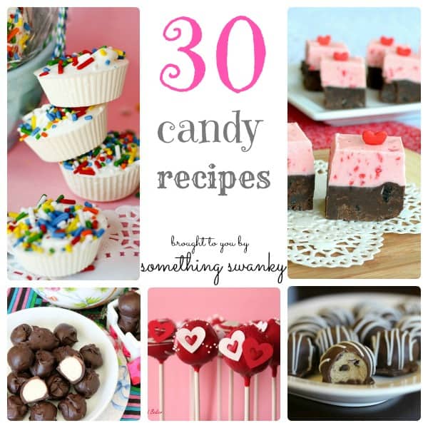30 Candy Recipes from Something Swanky #candy #truffles #cakepops