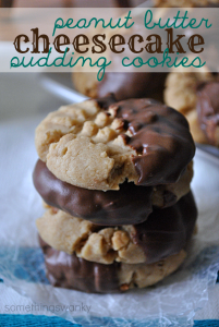 peanut Butter cheesecake pudding cookies
