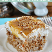 Better Than #Easter... #Carrot #Cake #Poke Cake from www.somethingswanky.com | This is seriously SO yum!