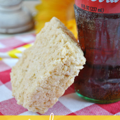 Single Serve Peanut Butter Rice Krispies Treats on www.somethingswanky.com