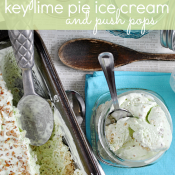 Is it spring time yet?? This suuuper easy Key #Lime Pie Ice Cream is getting devoured at our house! Welcome in the spring time with this yummy, no machine needed recipe! #duncanhines