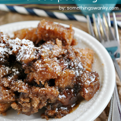 This #Chocolate Chess #Bread Pudding will knock your socks off. It's decadent like a #pie, but comfort food in only the way that bread pudding can be... on www.somethingswanky.com