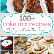 Over 100 creative #recipes that start with a #cake mix at www.somethingswanky.com