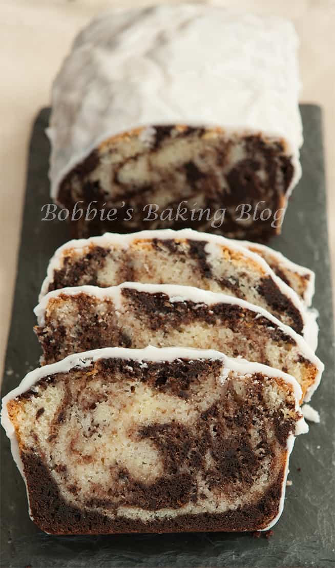 marbled pound cake
