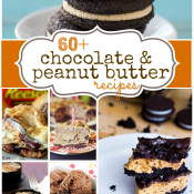 60 of the #best #chocolate and #peanut butter recipes from your favorite bloggers! www.somethingswanky.com