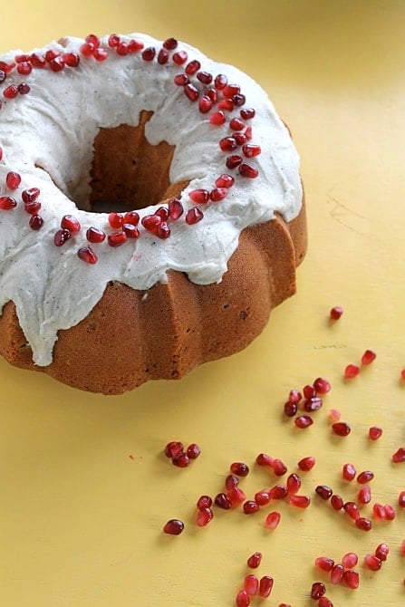 pomegranate pound cake