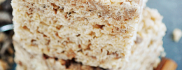 Toffee Snickerdoodle Krispies Treats from www.somethingswanky.com