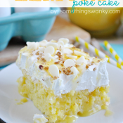 Better than... Lemons Poke Cake | www.somethingswanky.com