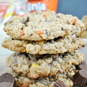 #Reeses Monster Cookies | www.somethingswanky.com