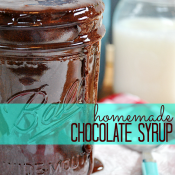 Homemade Chocolate Syrup | www.somethingswanky.com