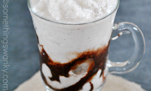 Starbucks Vanilla Frappuccino {dairy free} | www.somethingswanky.com