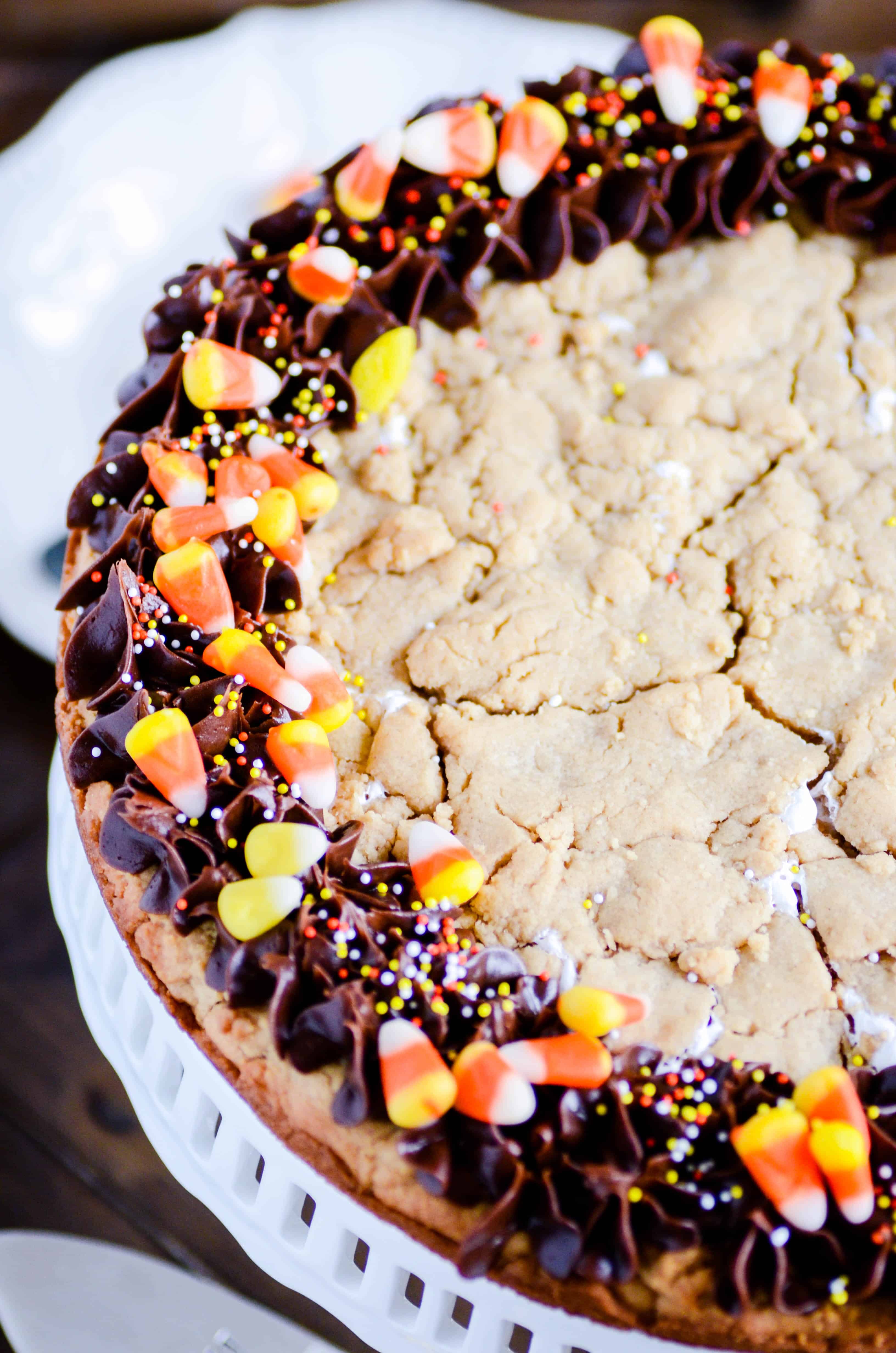 Peanut Butter Marshmallow Cookie Cake