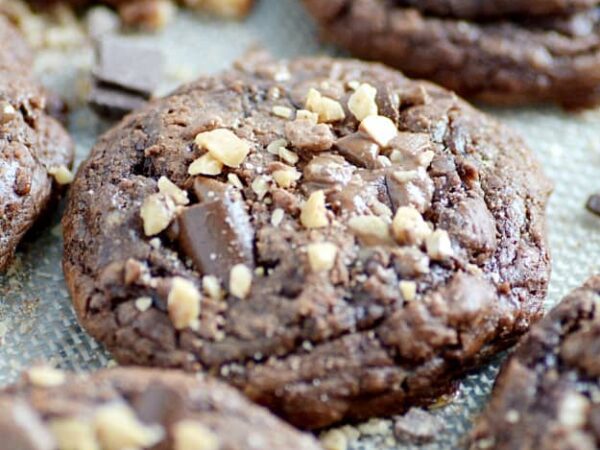 Toffee Chunk Brownie Cookies Recipe