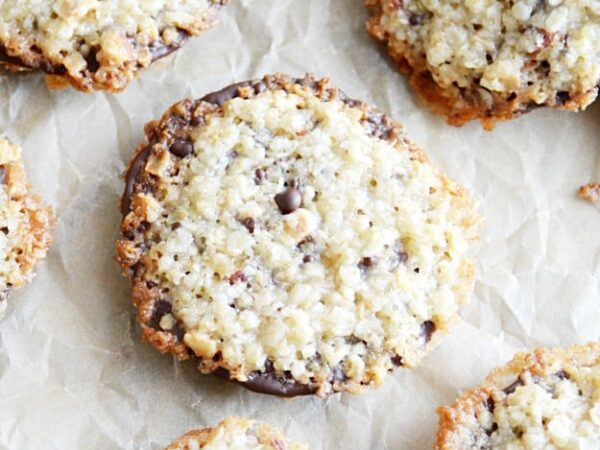 Chocolate Florentine Cookies Recipe