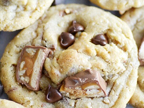 Snickers Oatmeal Chocolate Chip Cookies Recipe