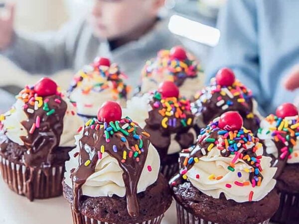 Hot Fudge Sundae Cupcakes Recipe