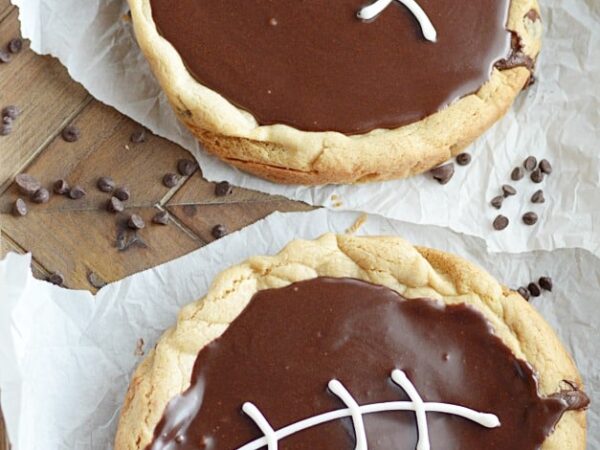 Football Cookie Cake Recipe