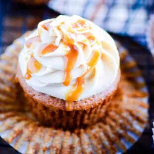 Apple Cider Cupcakes & Salted Caramel Buttercream Recipe