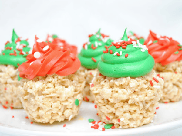 Rice Krispies Treats Cake Batter Cupcakes