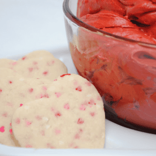 Red Velvet Cake Batter Dip & Funfetti Cookies