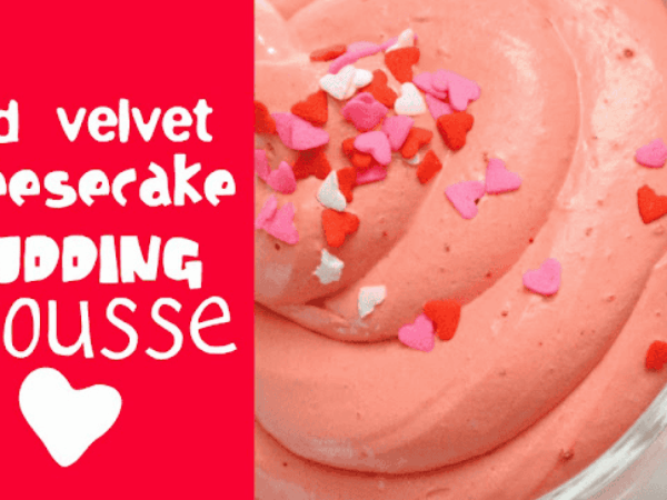 Red Velvet Cheesecake Pudding Mousse