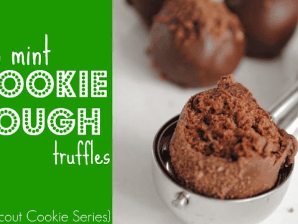 Thin Mint Cookie Dough Truffles Recipe