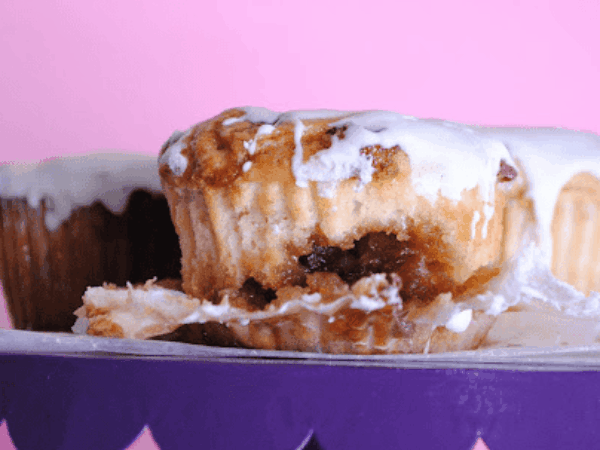 White Chocolate Cinnamon Swirl Muffins