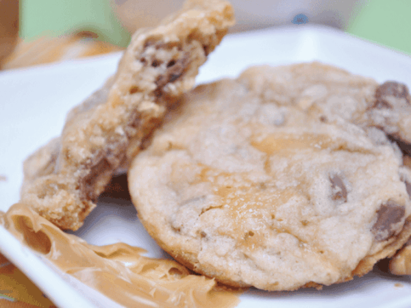 Chocolate Covered Caramel Pretzel Cookies