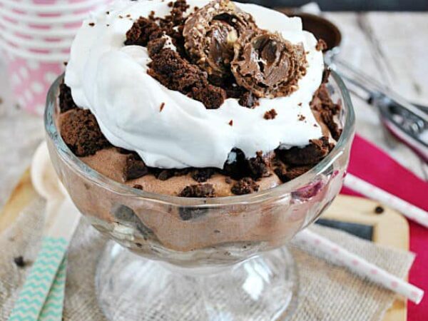Nutella Brownie Mousse Trifle Recipe