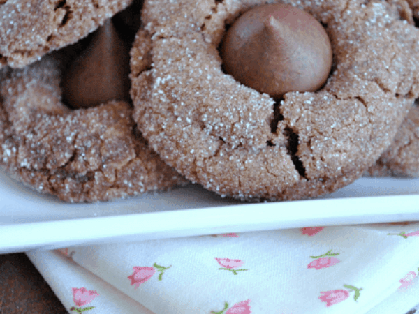 Nutella Kiss Cookies