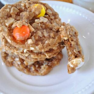 Biscoff White Chocolate Macadamia Monster Cookies