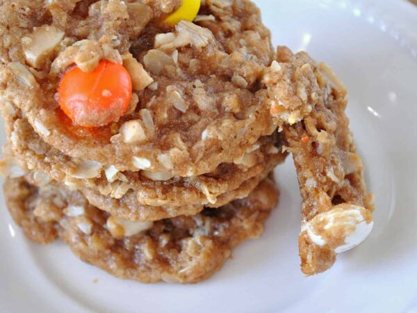 Biscoff White Chocolate Macadamia Monster Cookies