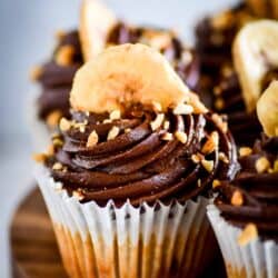Peanut Butter Cup Banana Cupcakes Recipe