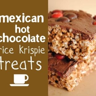 Mexican Hot Chocolate Rice Krispie Treats