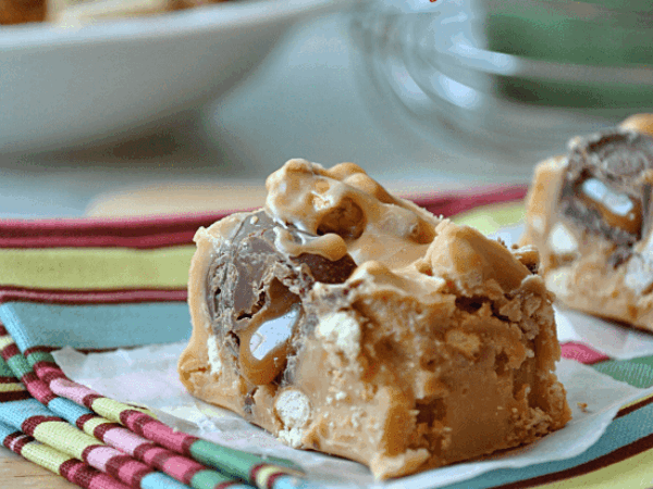 Caramel Pretzel Butterscotch Fudge Recipe