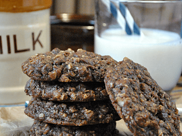 Chocolate Chocolate Chip Oatmeal Cookies Recipe