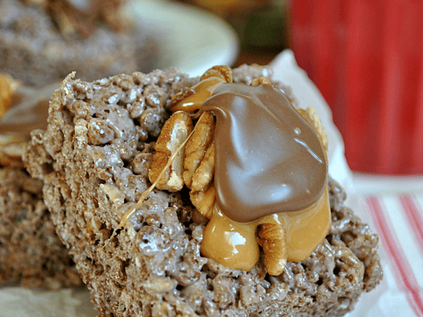 Turtle Rice Krispies Treats Recipe