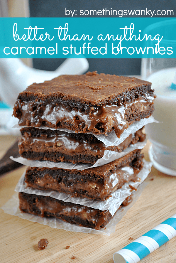 Caramel Filled Brownies