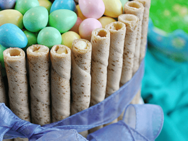 30 Minute Easter Basket Cake