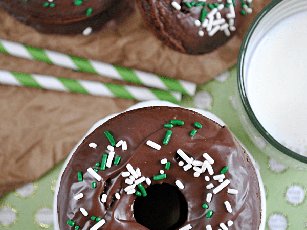 Chocolate Donuts with Irish Cream Ganache Recipe
